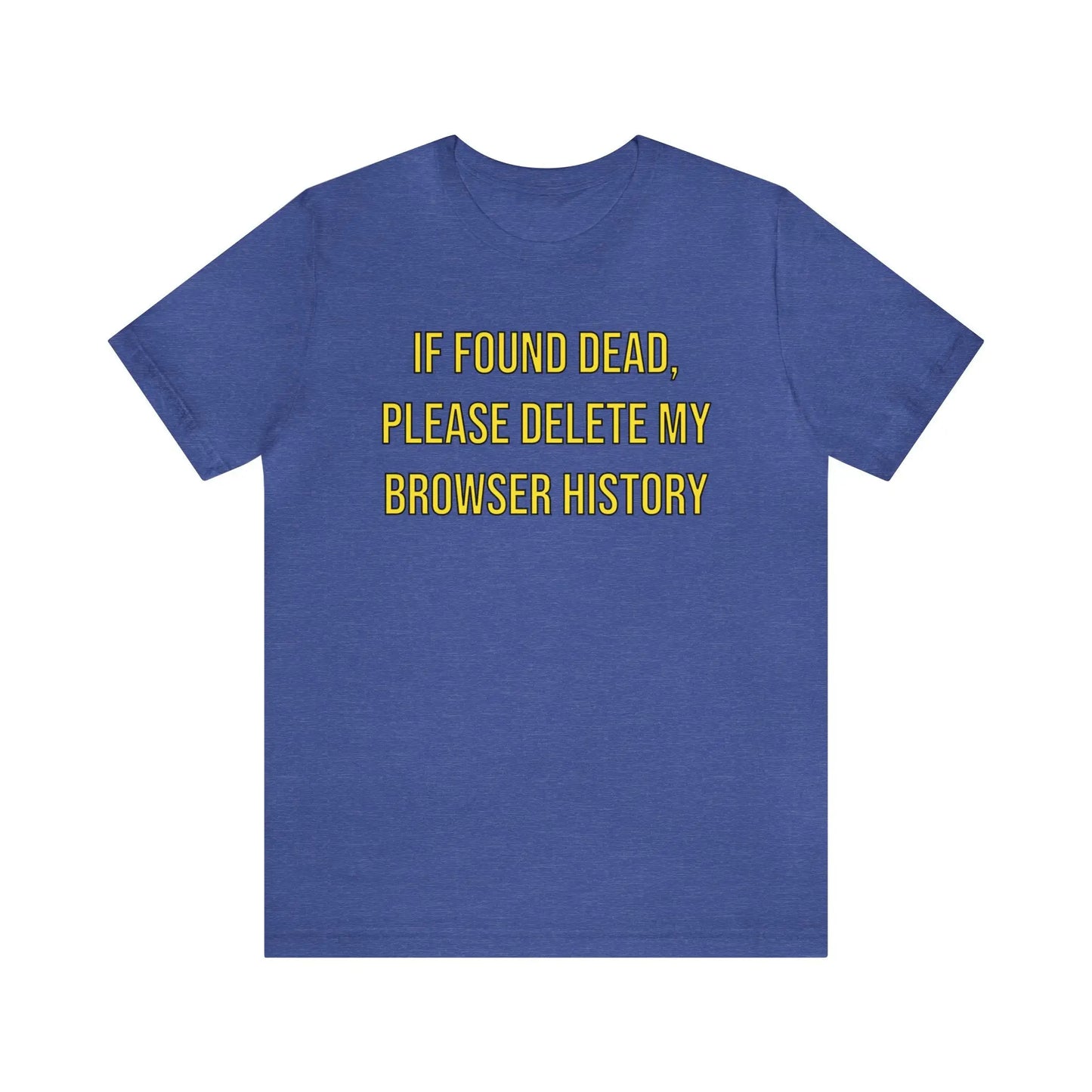 Browser History Men's Jersey Short Sleeve Tee - Wicked Tees
