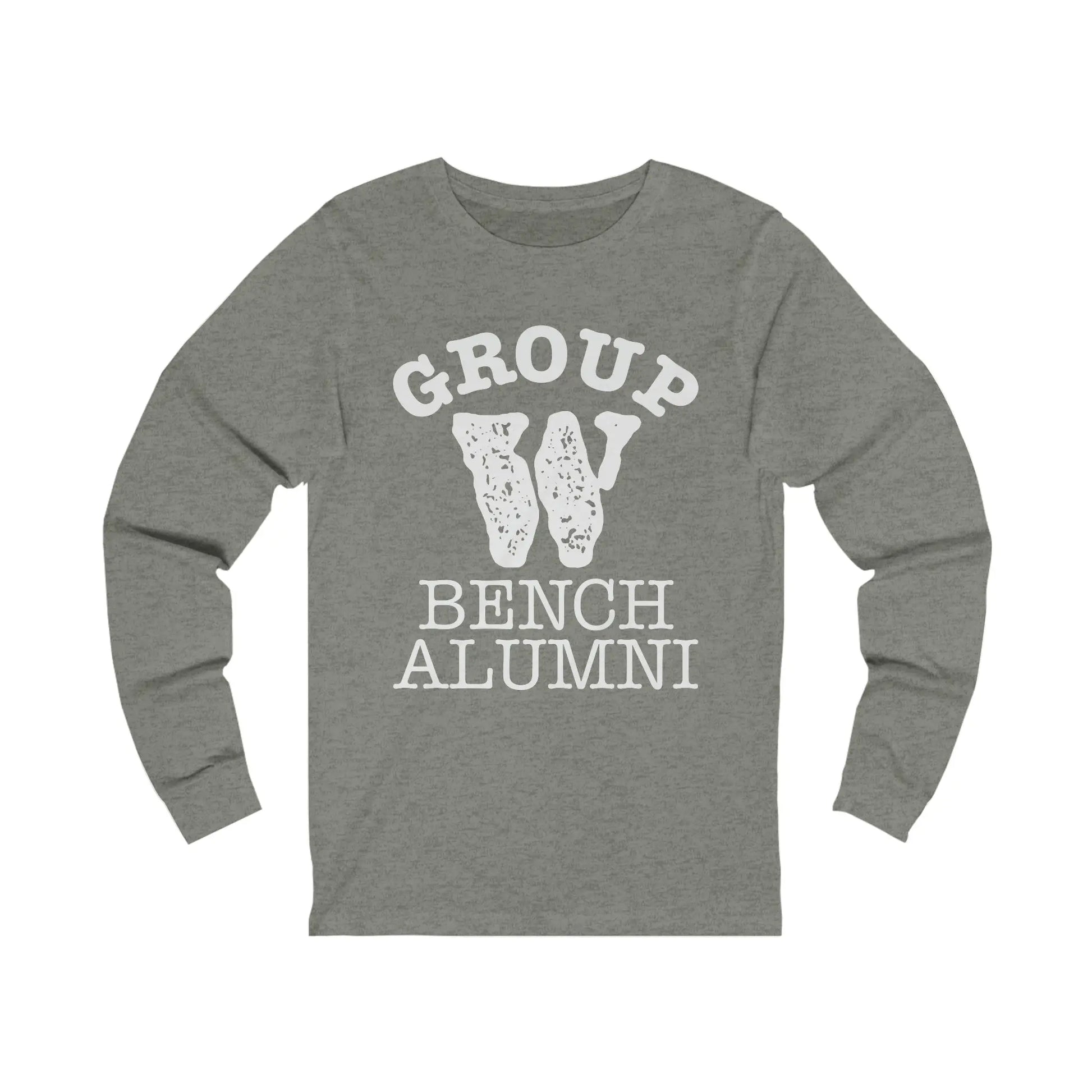 Group W Bench Alumni Men's Jersey Long Sleeve Tee - Wicked Tees
