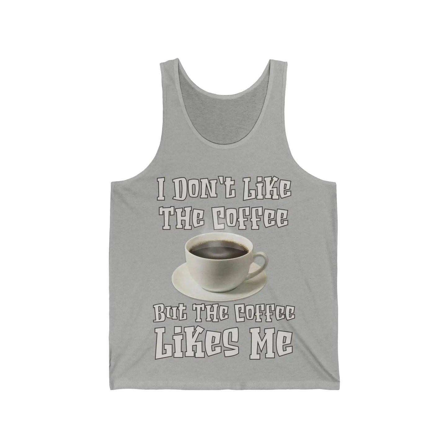 I Don't Like The Coffee Men's Jersey Tank - Wicked Tees