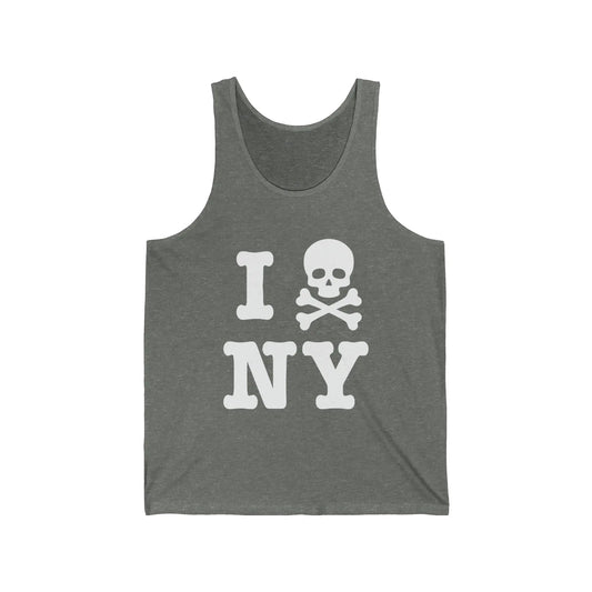 I Hate New York Men's Jersey Tank - Wicked Tees