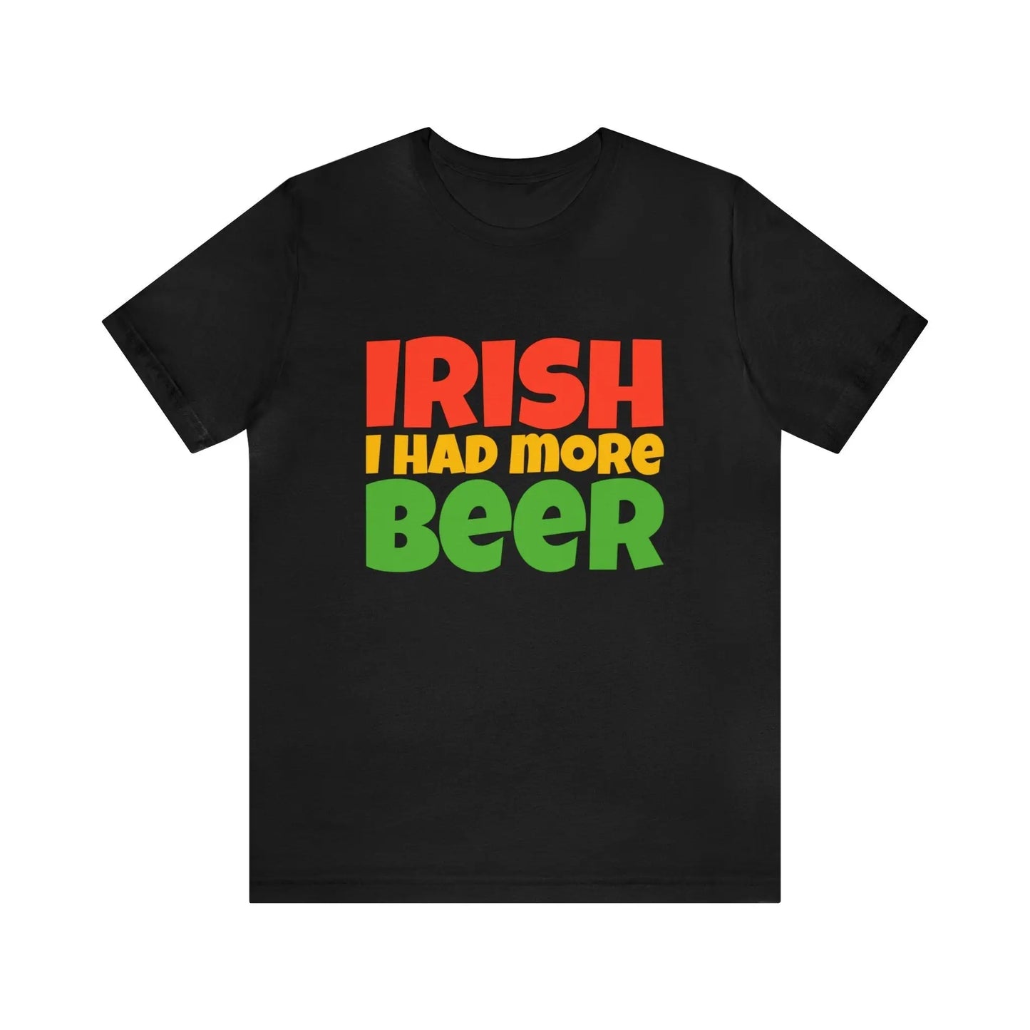 Irish I Had More Beer Men's Jersey Short Sleeve Tee - Wicked Tees