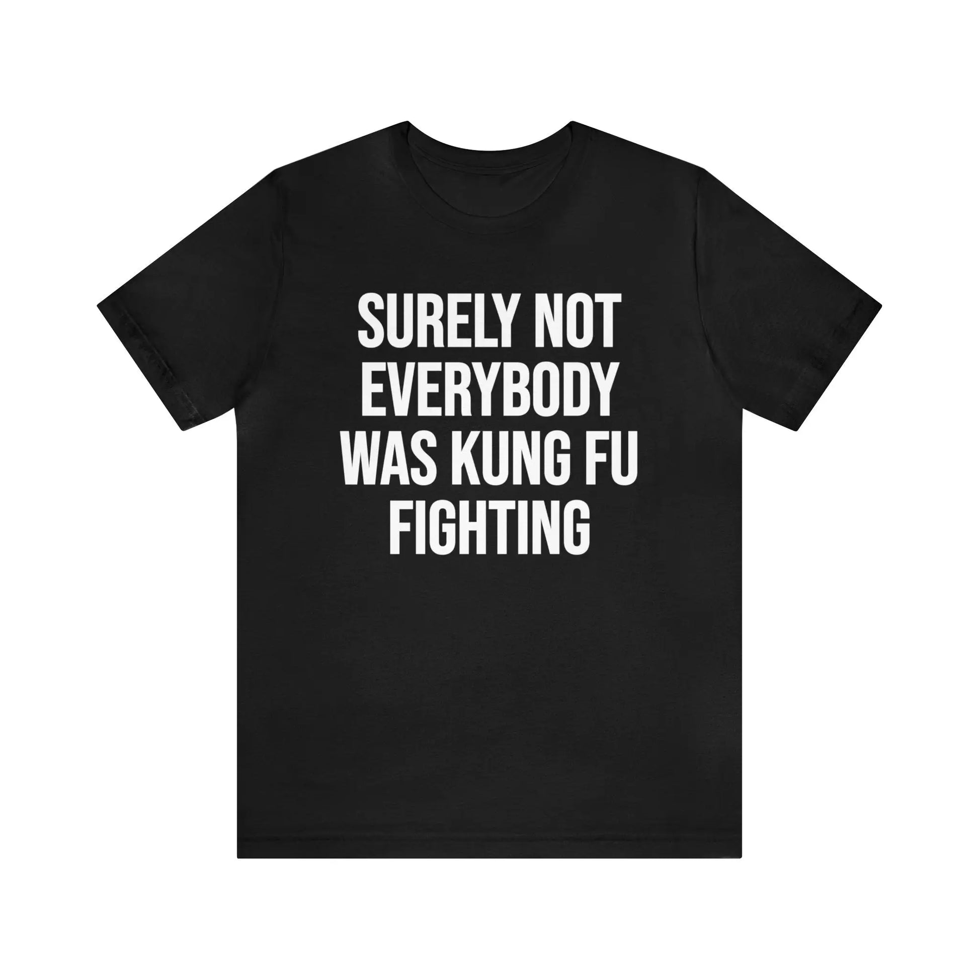 Kung Fu Fighting Men's Jersey Short Sleeve Tee - Wicked Tees