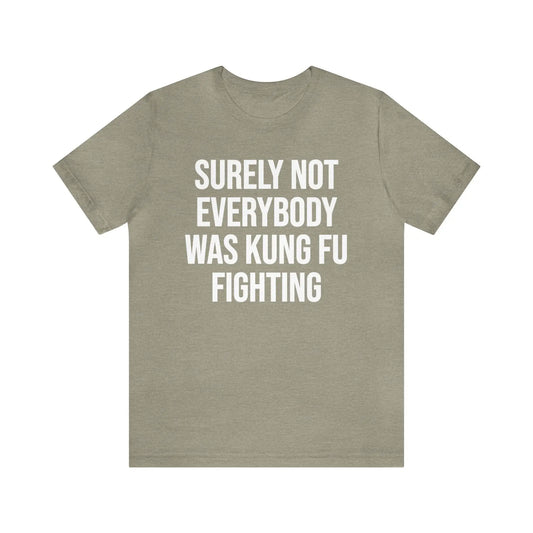 Kung Fu Fighting Men's Jersey Short Sleeve Tee - Wicked Tees