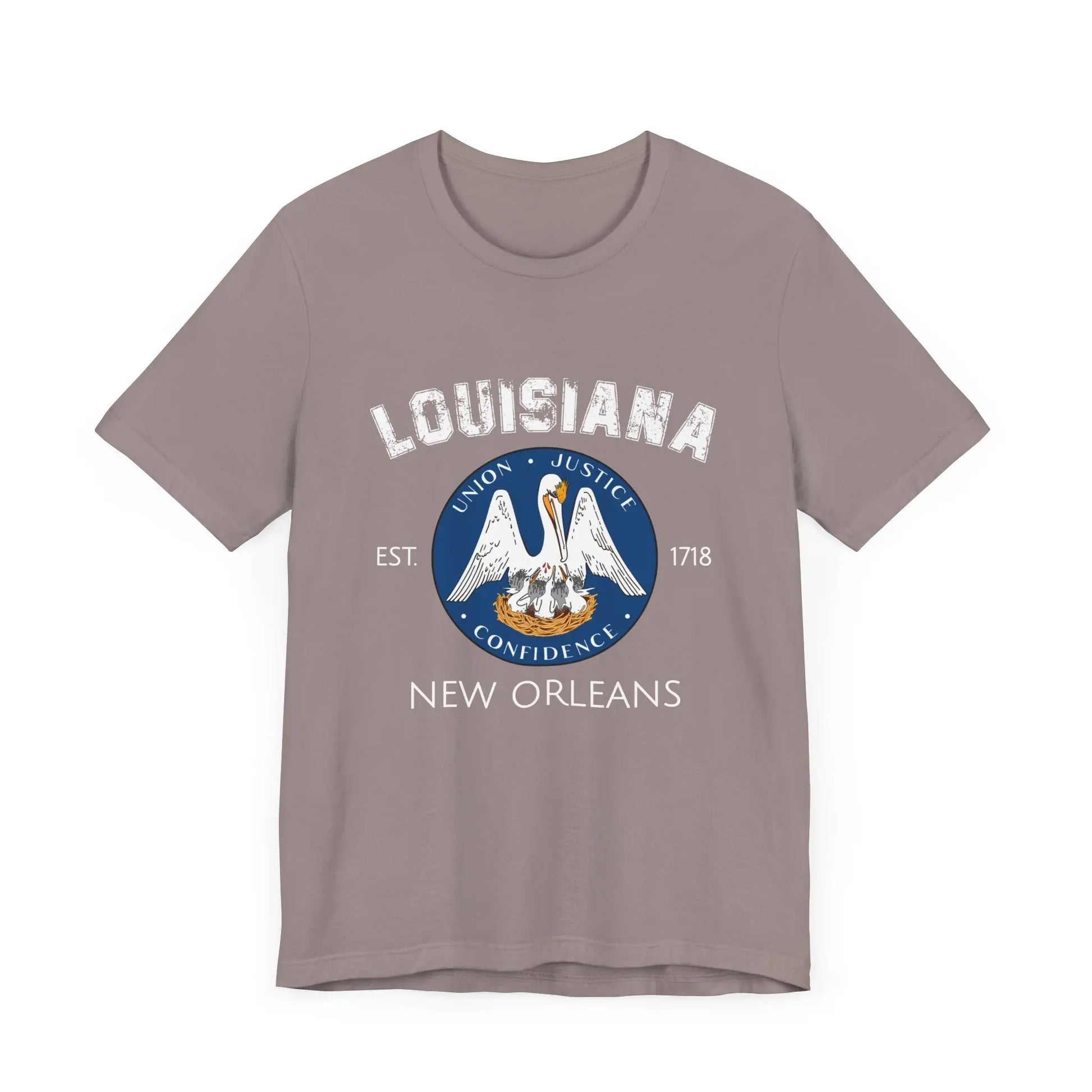 New Orleans Louisiana Est 1718 Men's Jersey Short Sleeve Tee - Wicked Tees