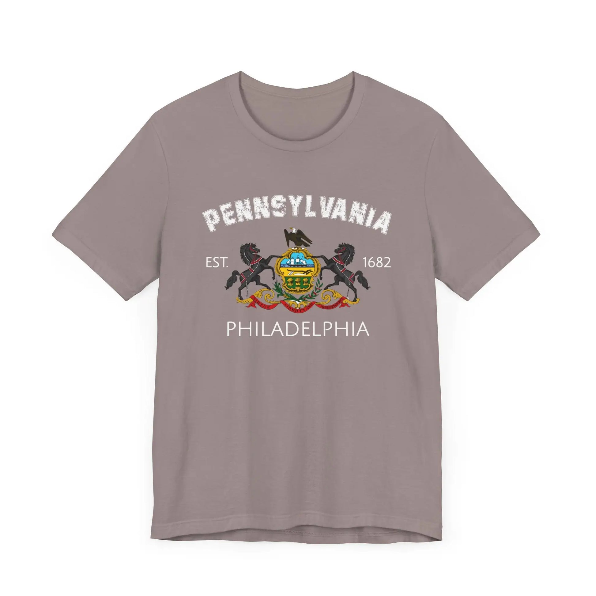 Philadelphia Pennsylvania Est 1682 Men's Jersey Short Sleeve Tee - Wicked Tees