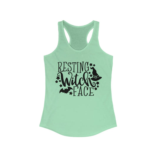 Resting Witch Face Women's Ideal Racerback Tank - Wicked Tees