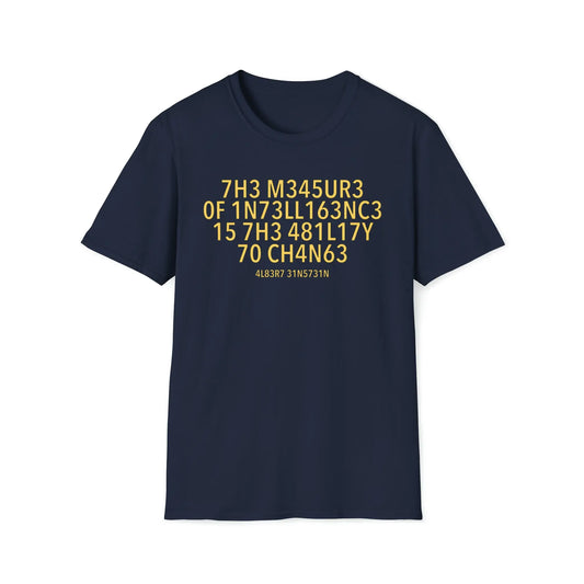The Measure Of Intelligence Women's Softstyle T-Shirt - Wicked Tees