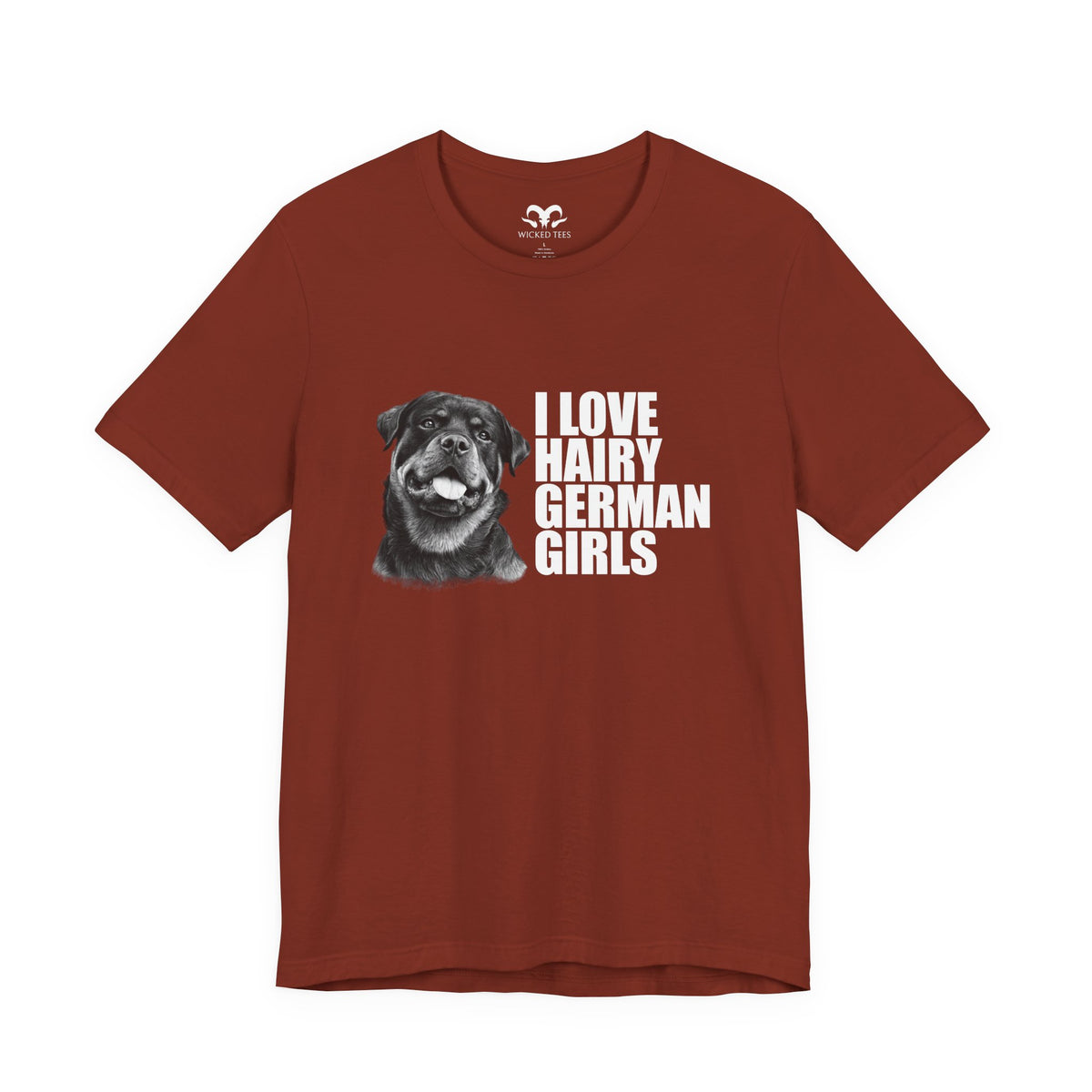 Hairy German Girls (Rottweiler) Men's Tee
