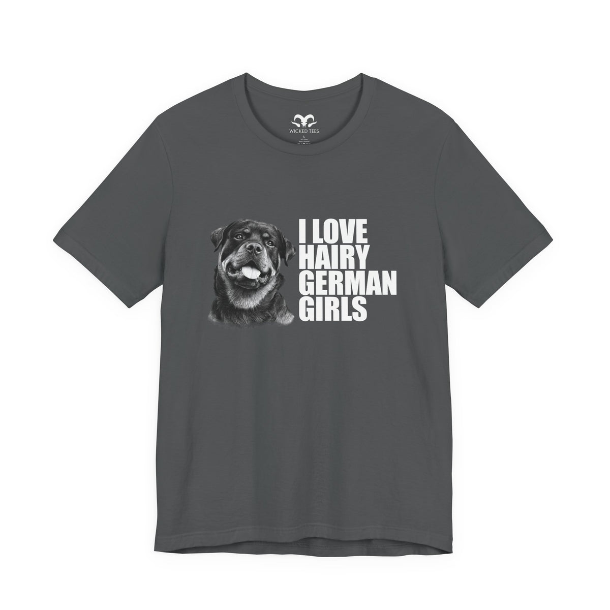 Hairy German Girls (Rottweiler) Men's Tee