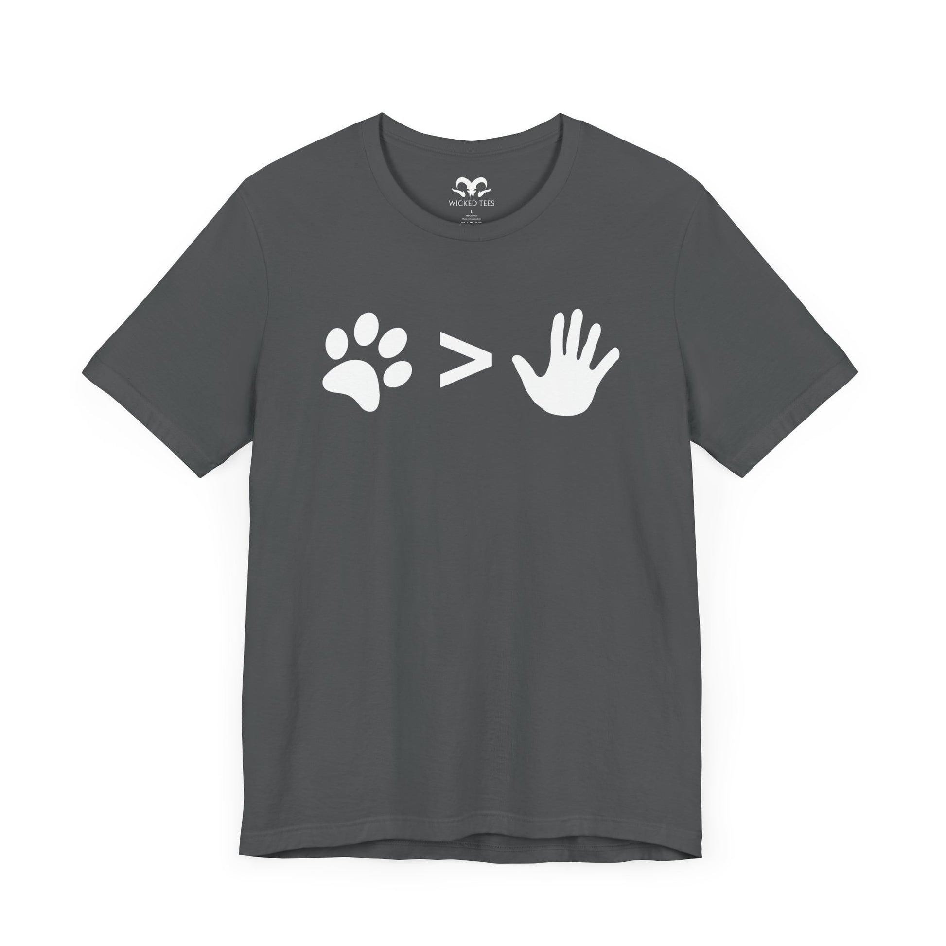 Pawsitively Superior Men's Short Sleeve Tee - Wicked Tees