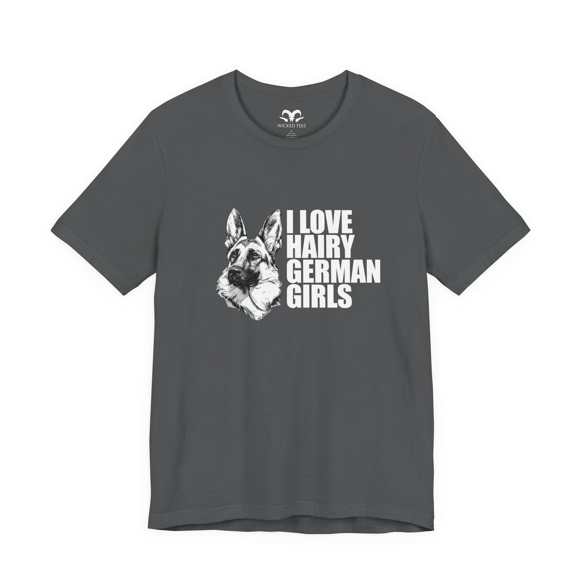 Hairy German Girls (Shepherd) Men's Tee