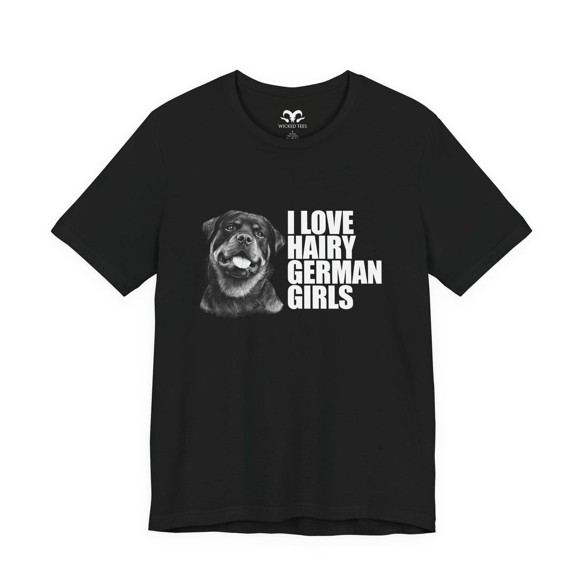 Hairy German Girls (Rottweiler) Men's Tee