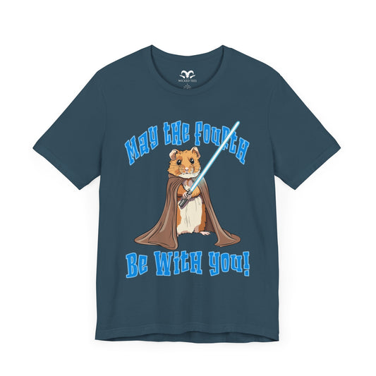 Obi-Wan Hamsterobi Men's Short Sleeve Tee - Wicked Tees