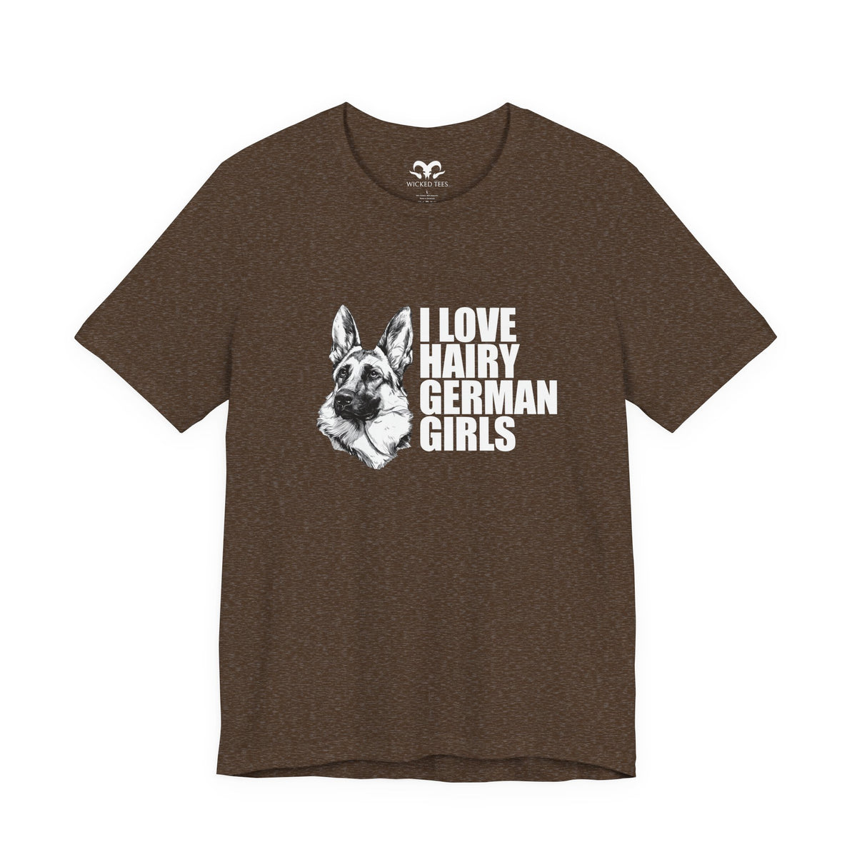 Hairy German Girls (Shepherd) Men's Tee