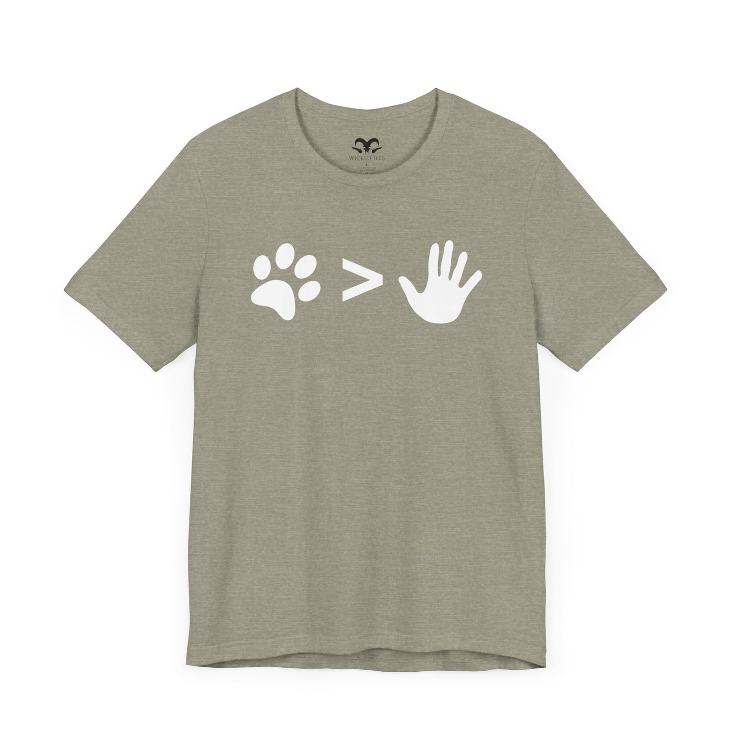 Pawsitively Superior Men's Short Sleeve Tee - Wicked Tees