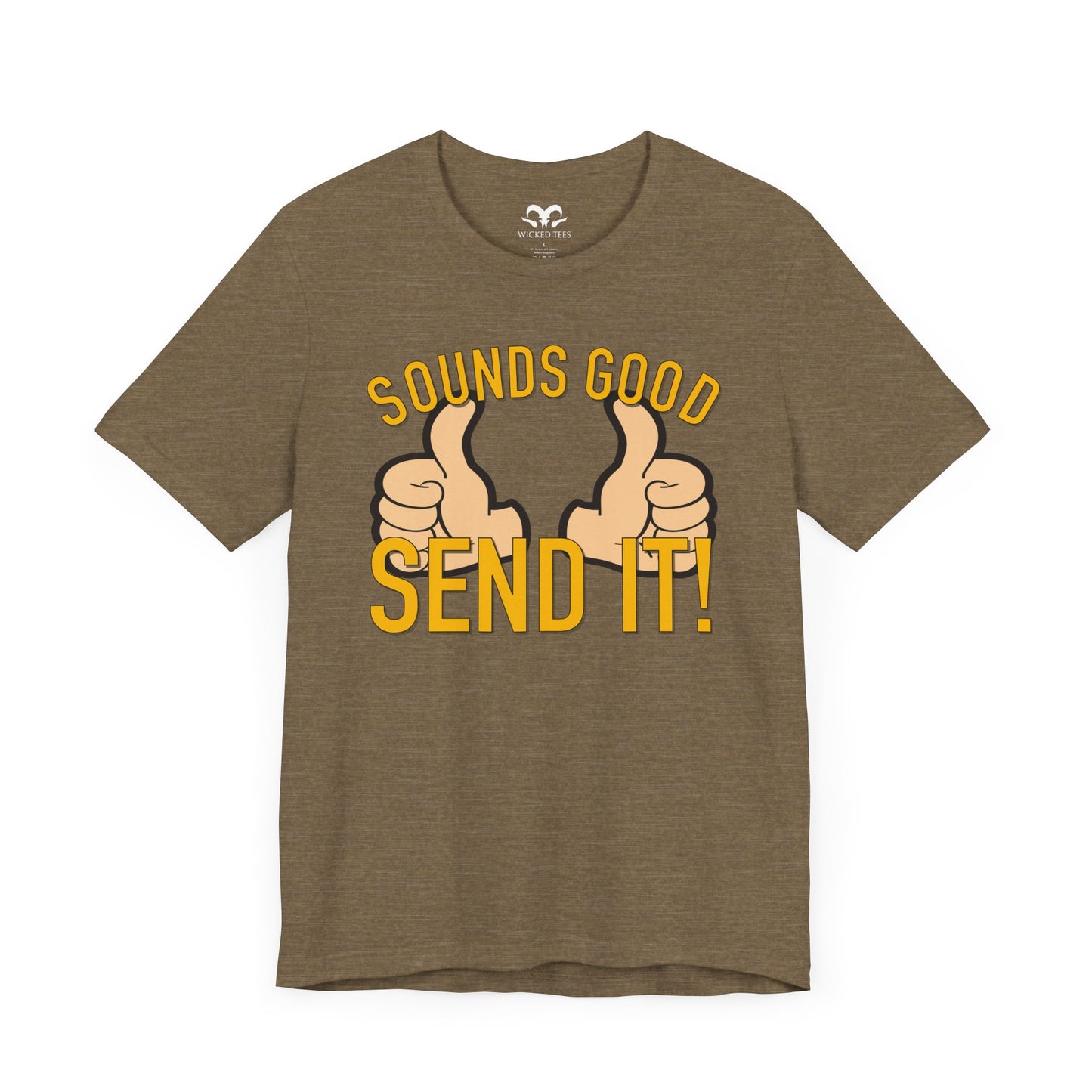 Sounds Good Send It Men's Short Sleeve Tee - Wicked Tees