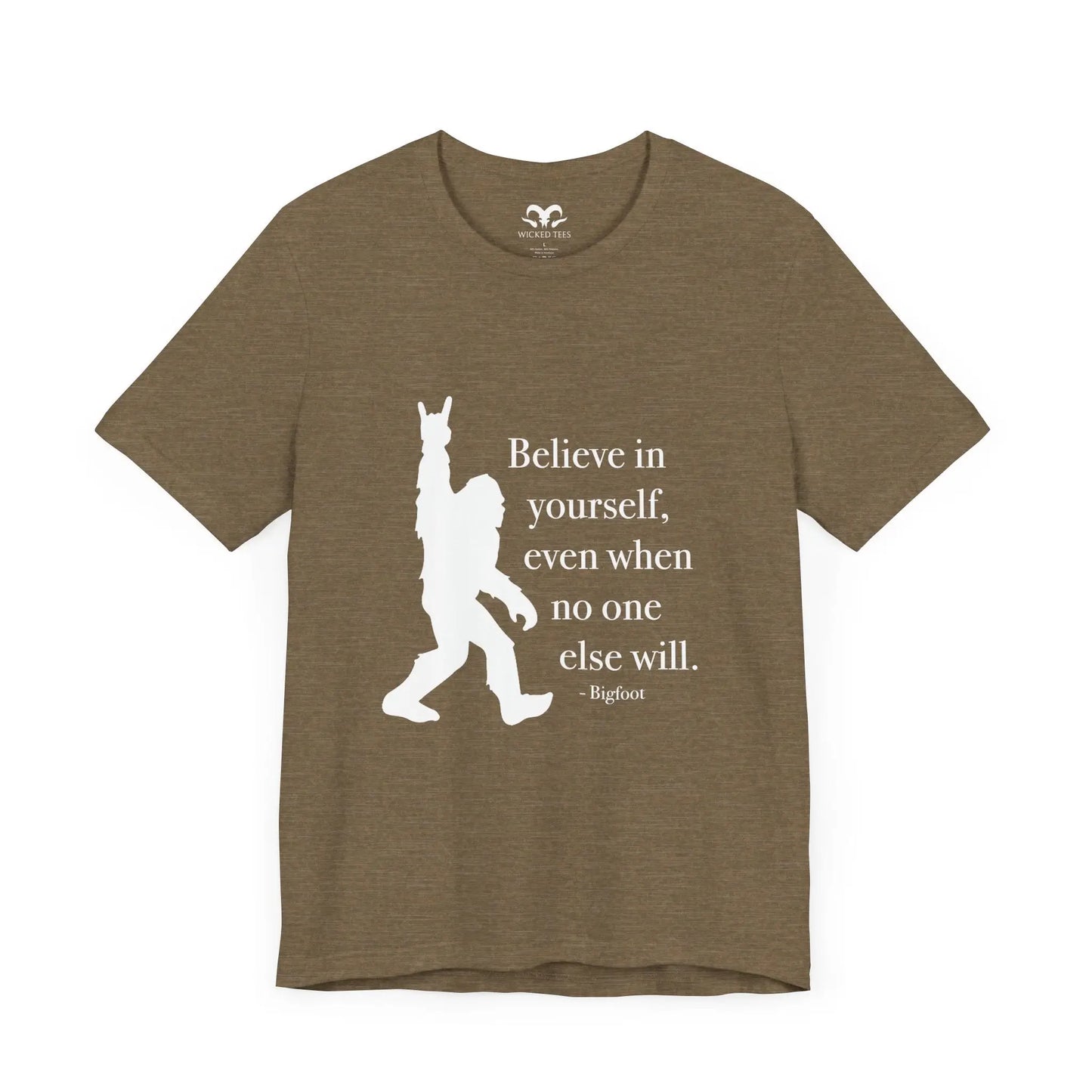 Believe In Yourself Men's Short Sleeve Tee - Wicked Tees