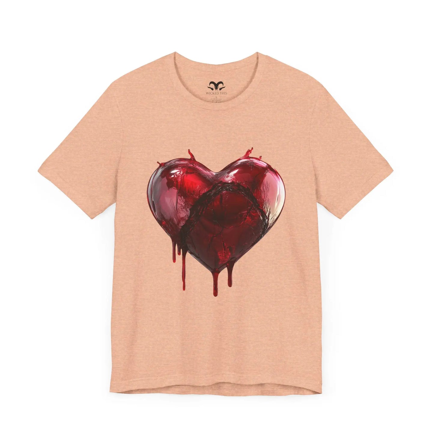 Big Heart Deluxe Women's Tee - Wicked Tees