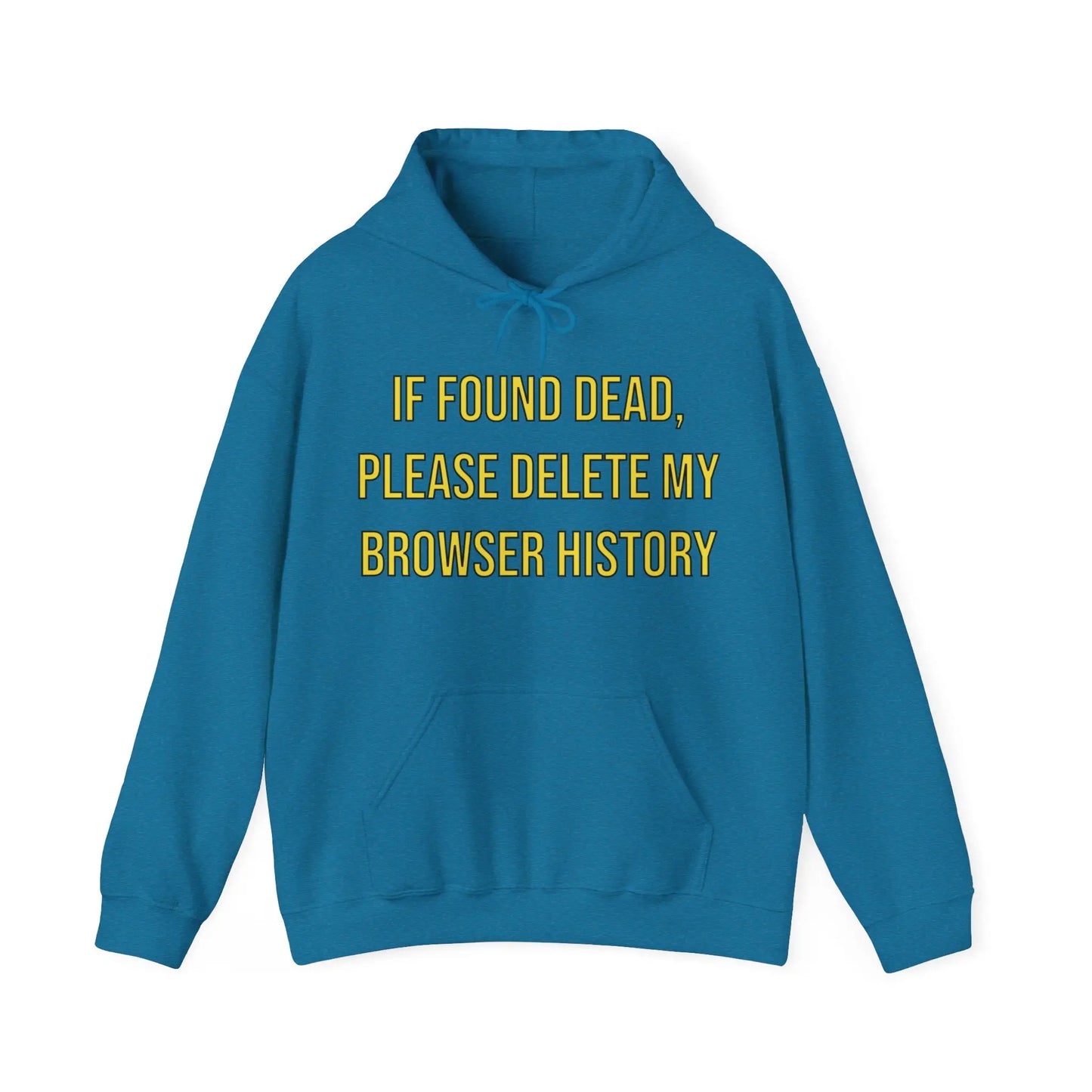 Browser History Men's Hooded Sweatshirt - Wicked Tees