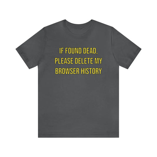 Browser History Men's Tee - Wicked Tees