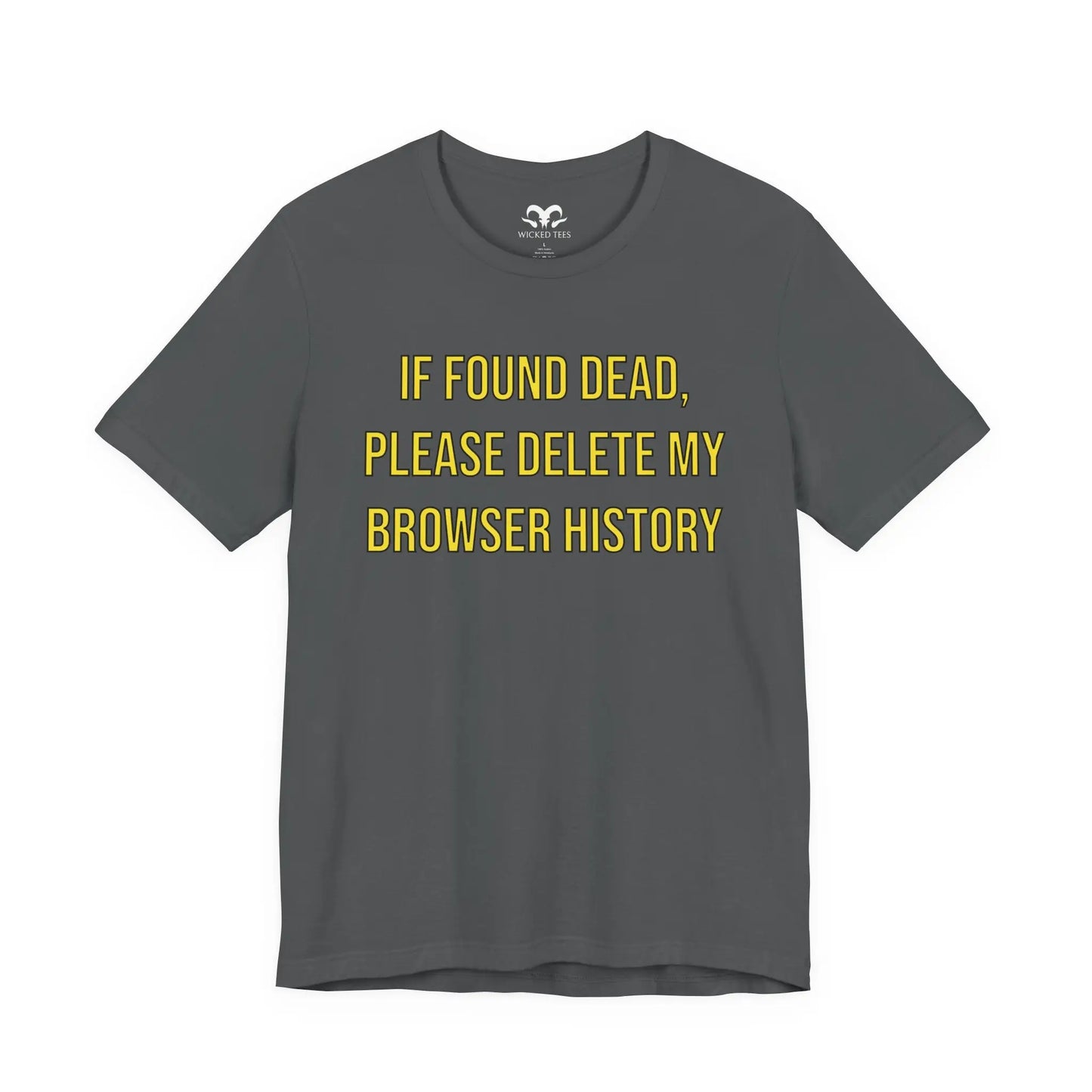 Browser History Men's Tee - Wicked Tees