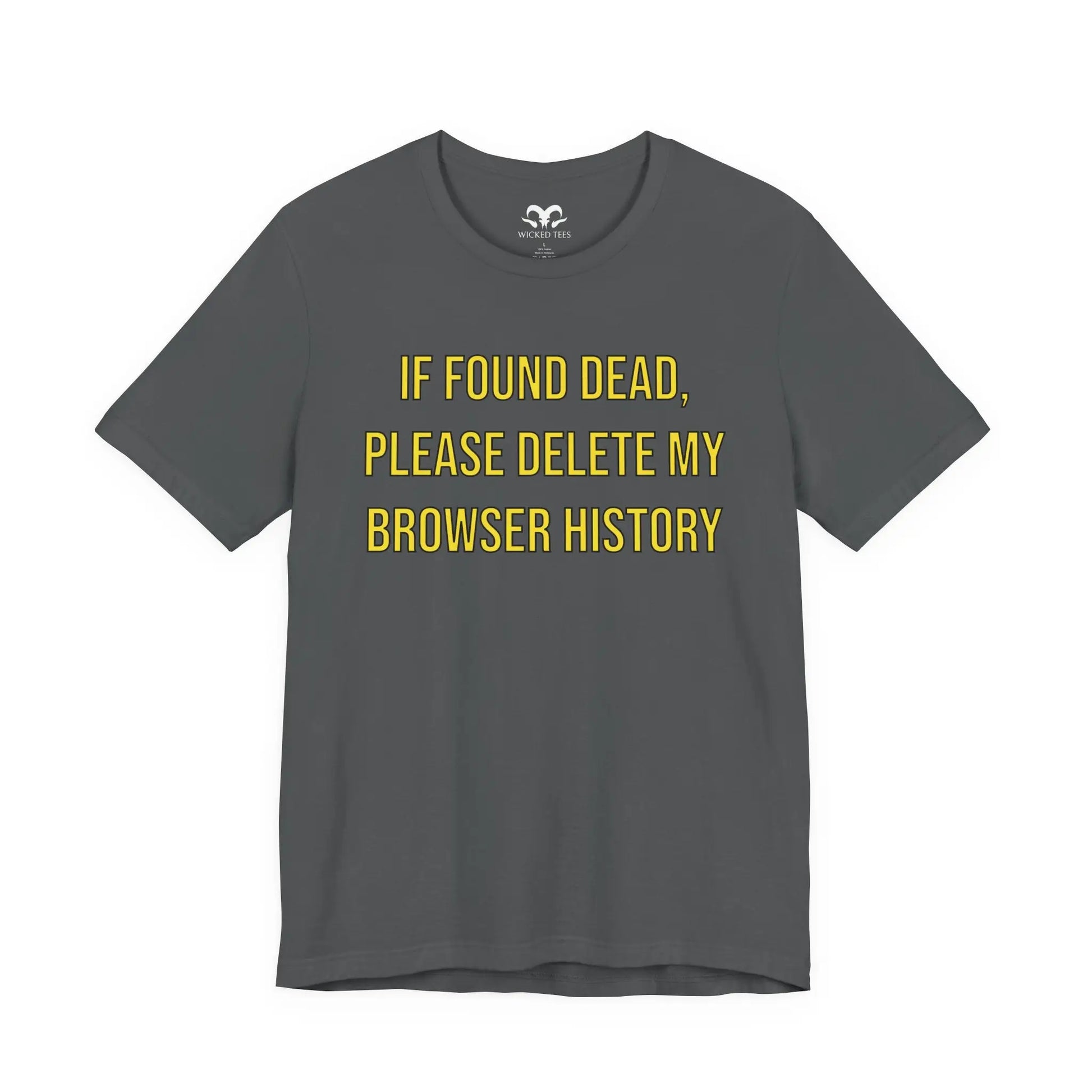 Browser History Men's Tee - Wicked Tees