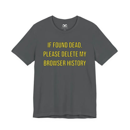 Browser History Men's Tee - Wicked Tees