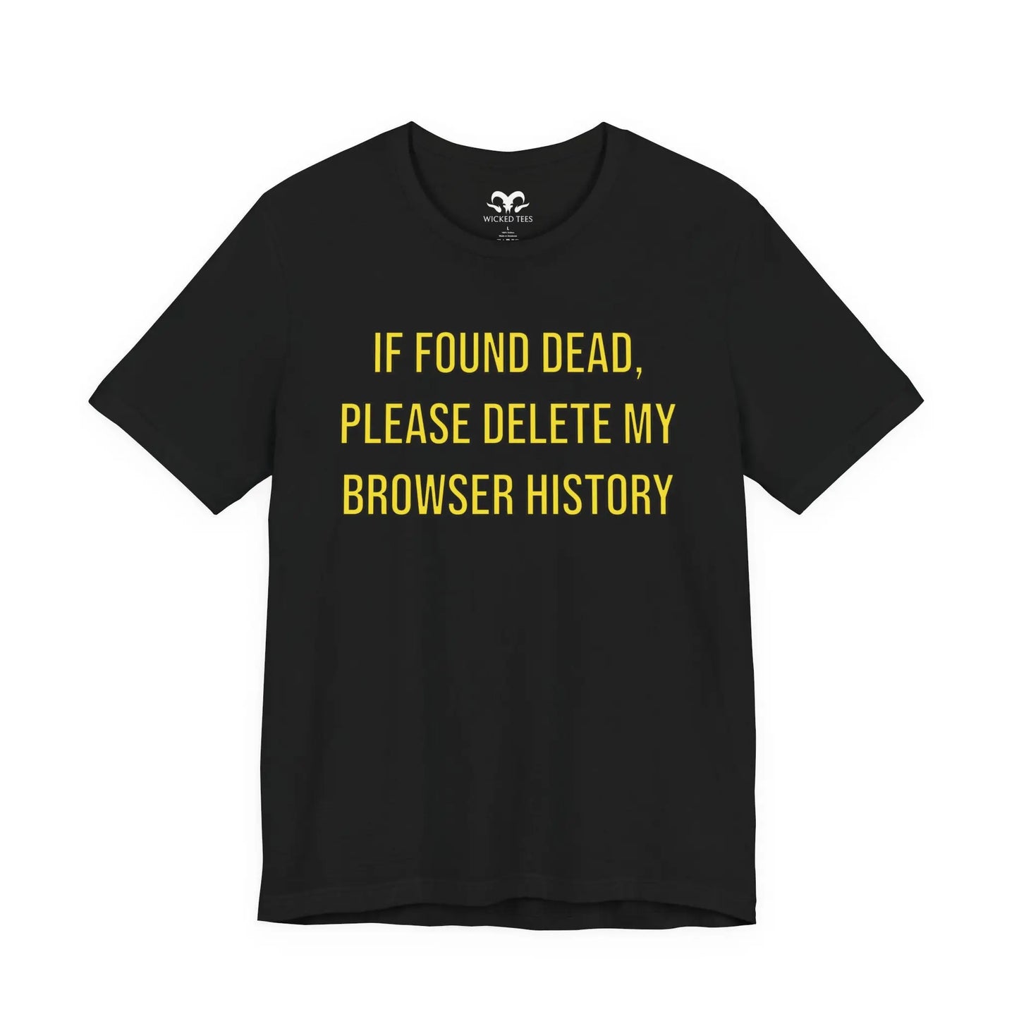 Browser History Men's Tee - Wicked Tees