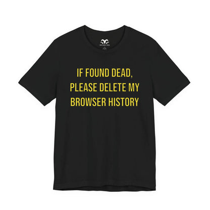 Browser History Men's Tee - Wicked Tees