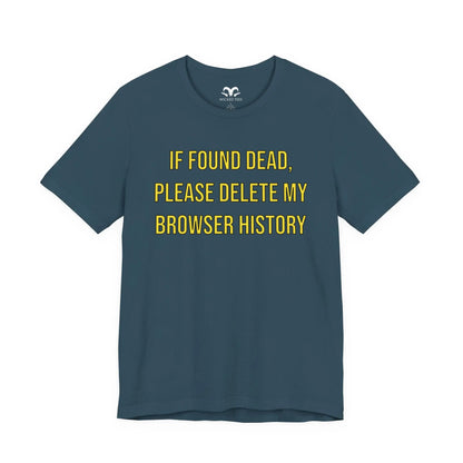 Browser History Men's Tee - Wicked Tees