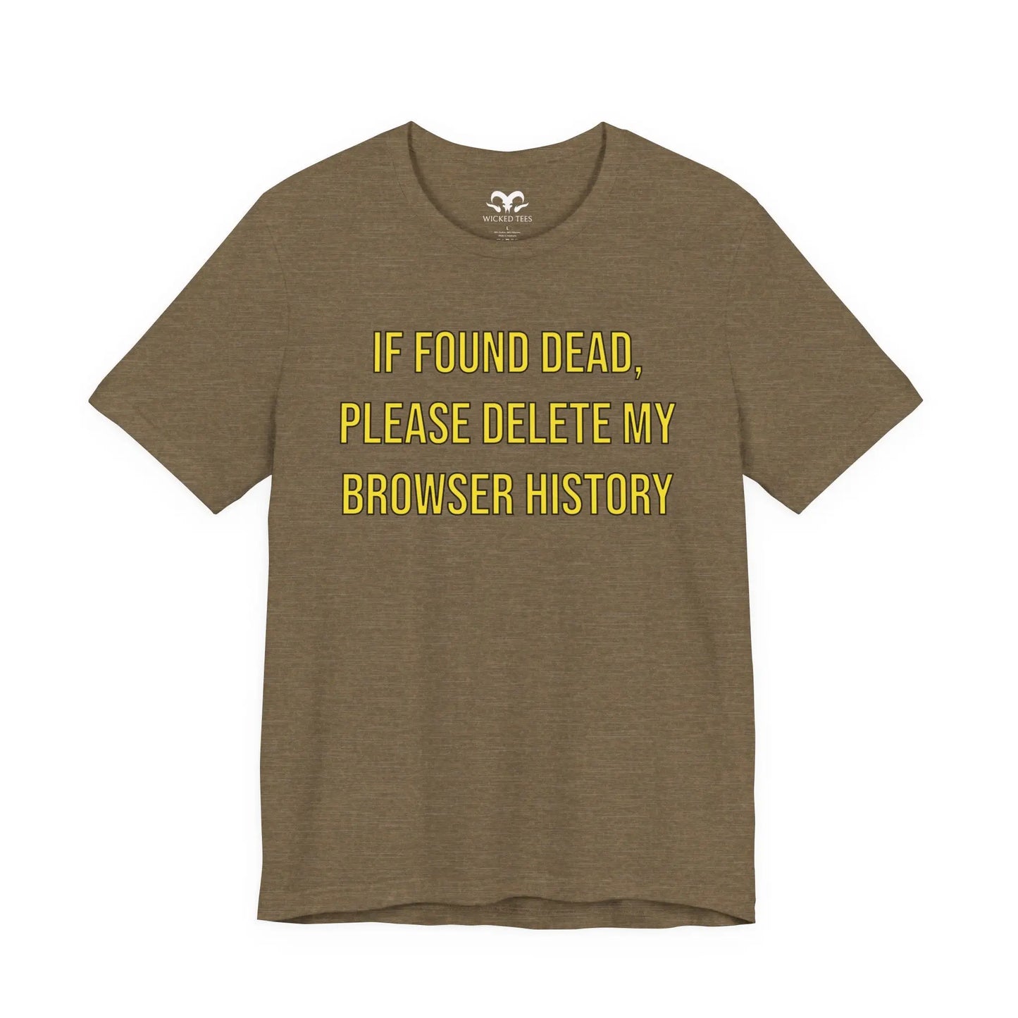 Browser History Men's Tee - Wicked Tees