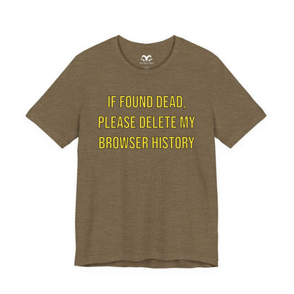 Browser History Men's Tee - Wicked Tees