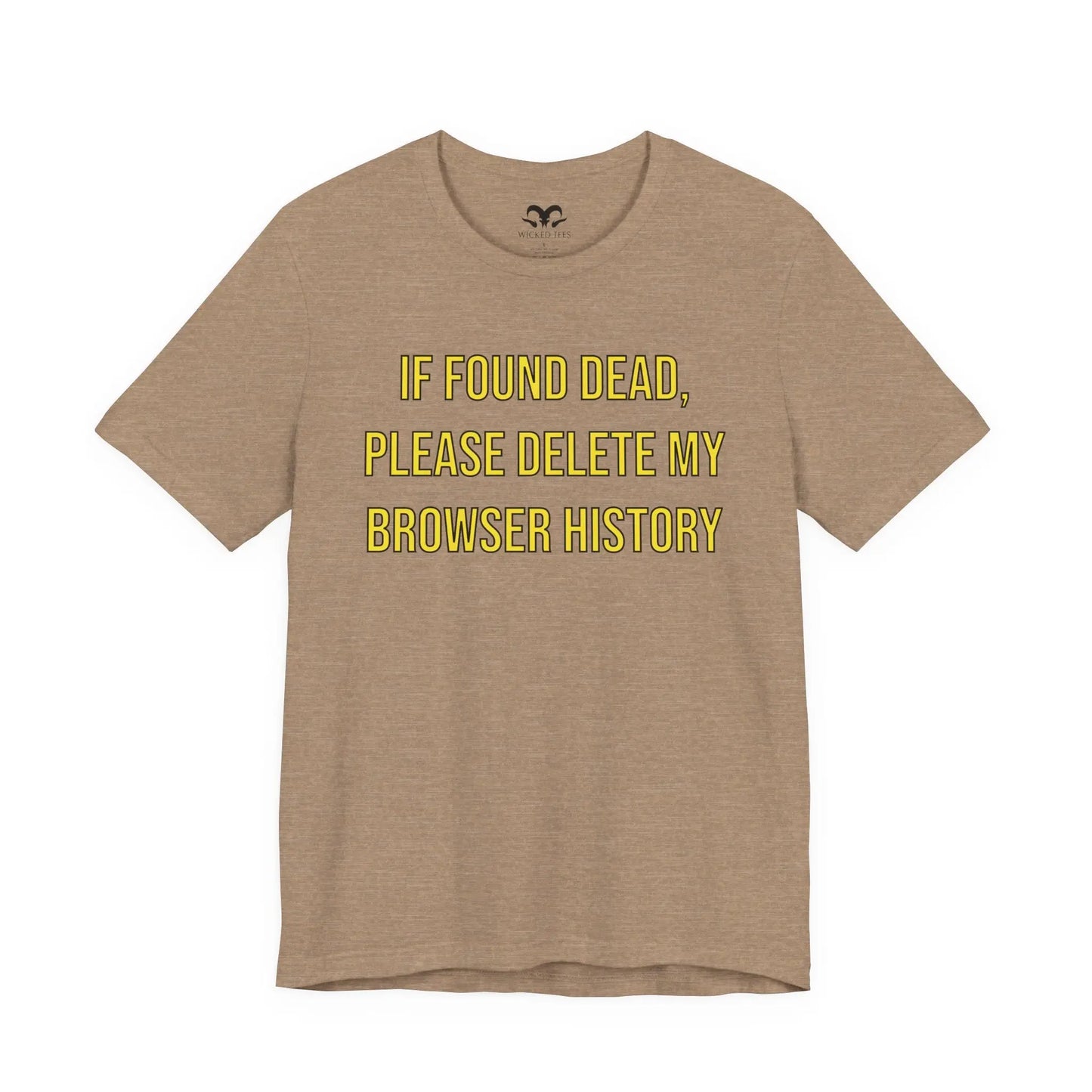 Browser History Men's Tee - Wicked Tees