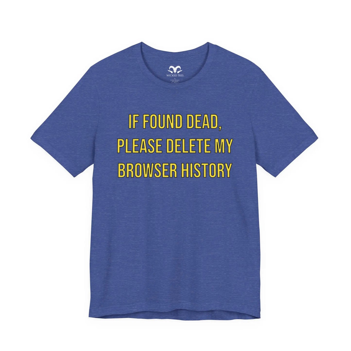 Browser History Men's Tee - Wicked Tees