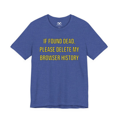 Browser History Men's Tee - Wicked Tees