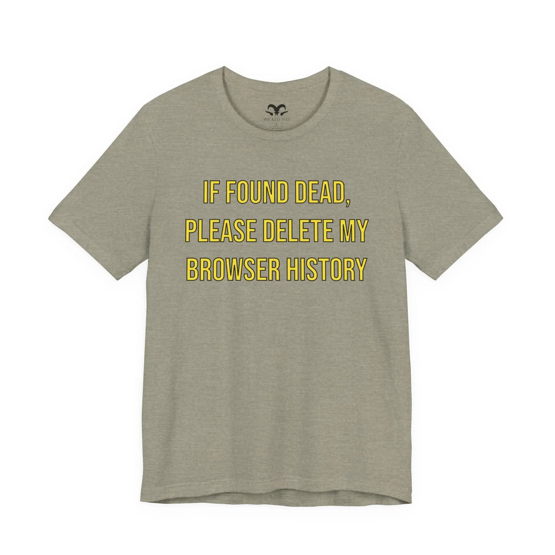 Browser History Men's Tee - Wicked Tees