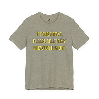 Browser History Men's Tee - Wicked Tees