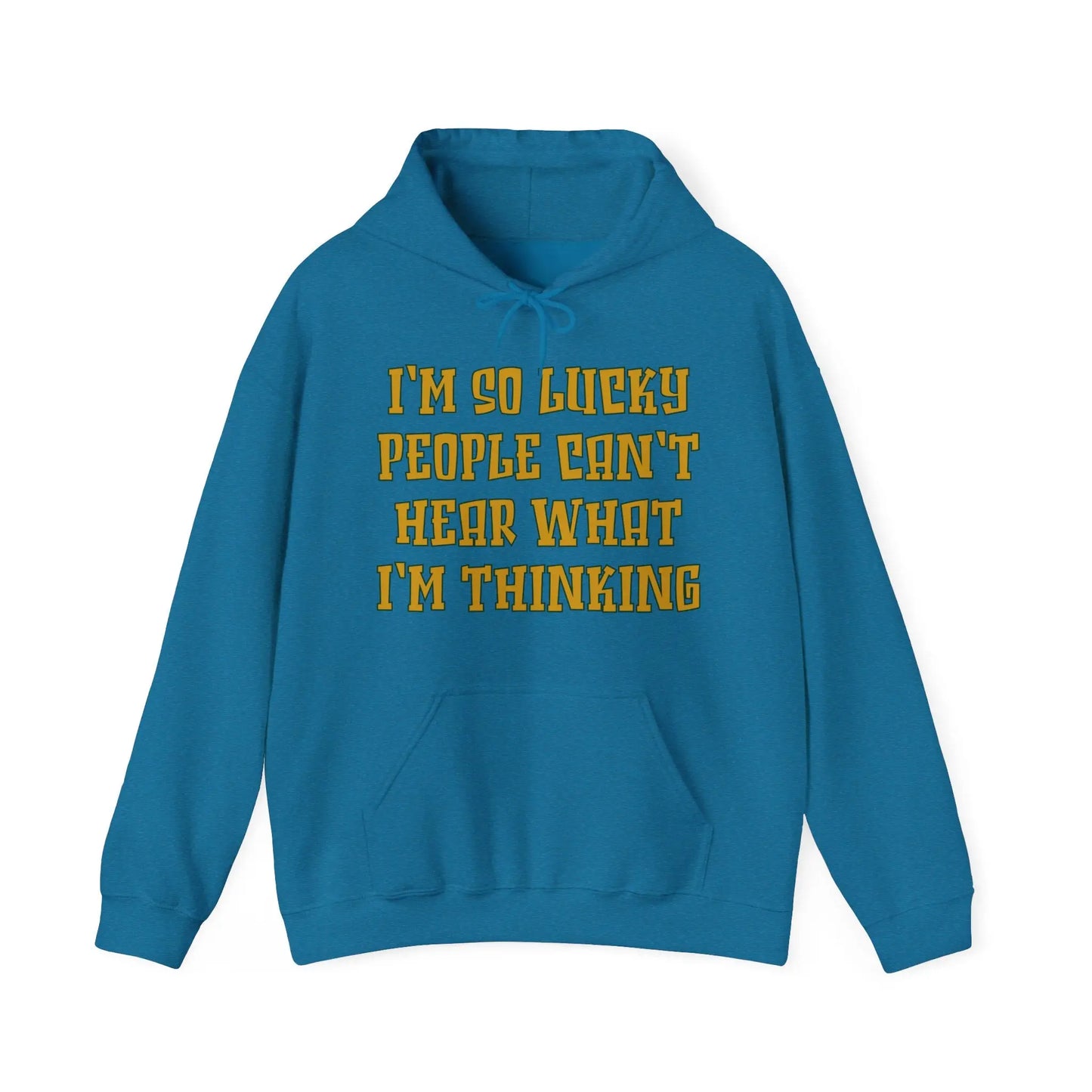 Can't Hear What I'm Thinking Men's Hoodie - Wicked Tees