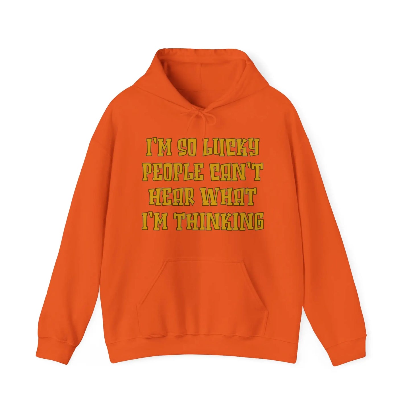 Can't Hear What I'm Thinking Men's Hoodie - Wicked Tees