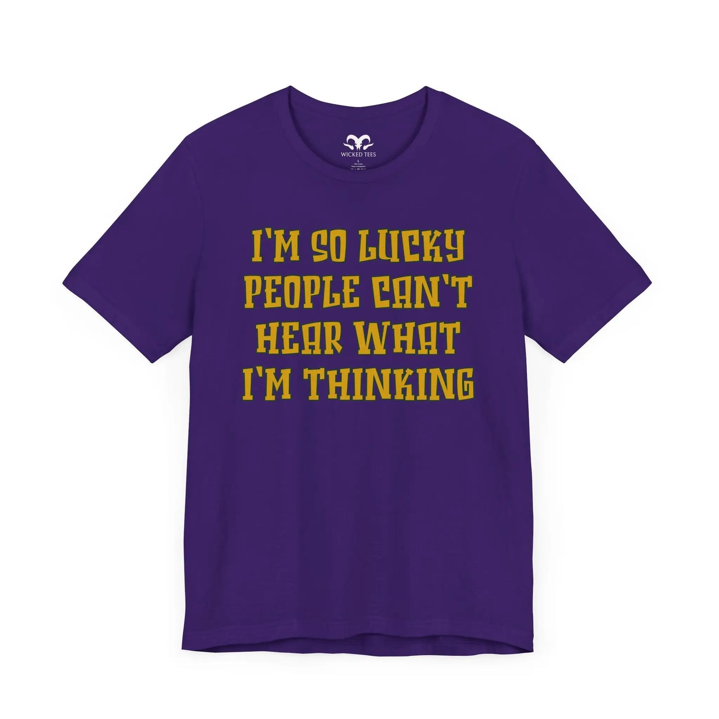 Can't Hear What I'm Thinking Men's Tee - Wicked Tees