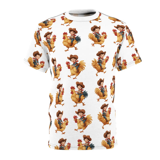 Chicken Rancher All Over Print - Wicked Tees