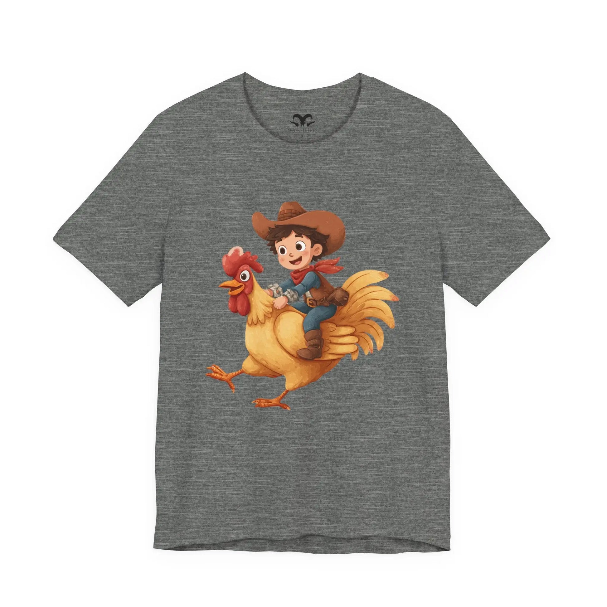 Chicken Rancher Men's Short Sleeve Tee - Wicked Tees