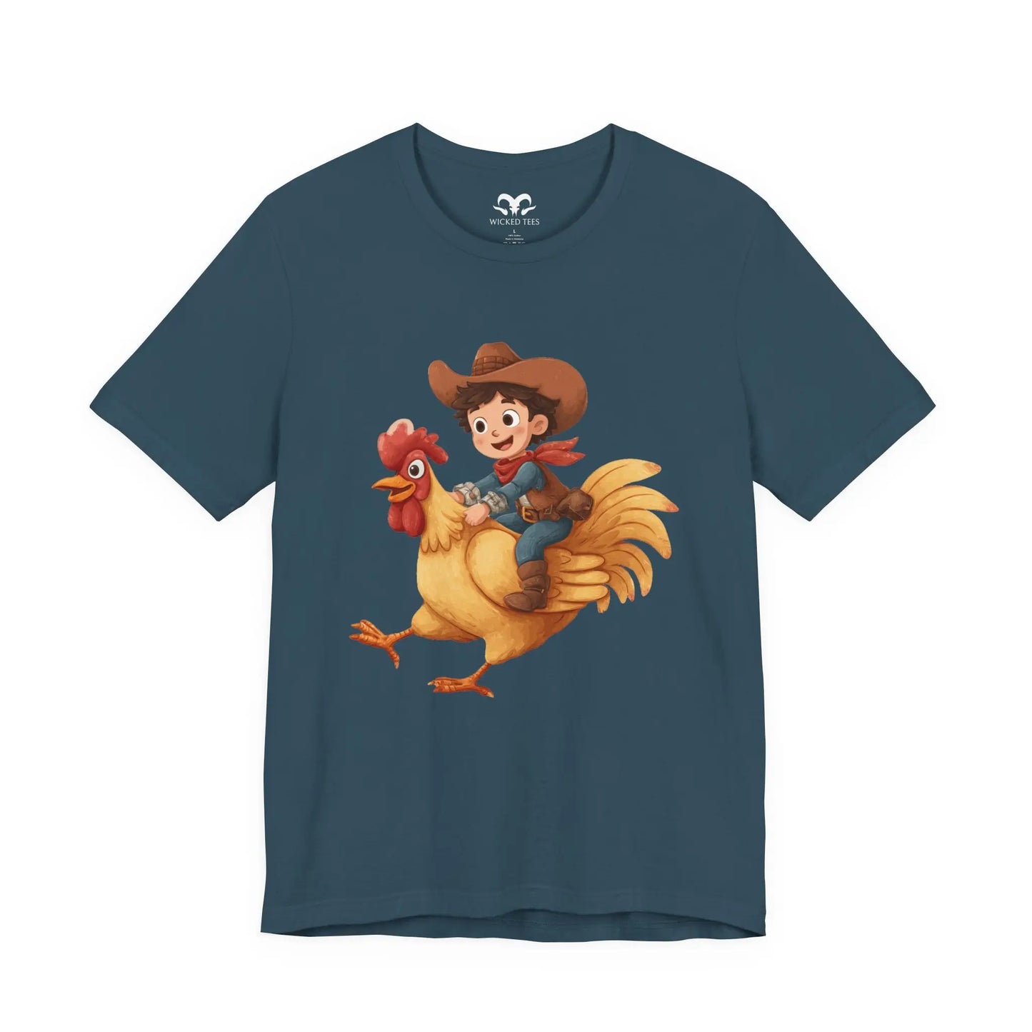 Chicken Rancher Men's Short Sleeve Tee - Wicked Tees