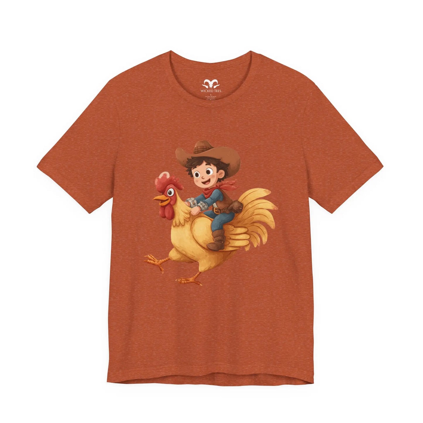 Chicken Rancher Men's Short Sleeve Tee - Wicked Tees