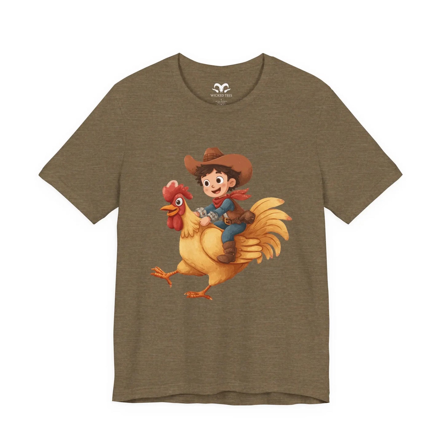 Chicken Rancher Men's Short Sleeve Tee - Wicked Tees