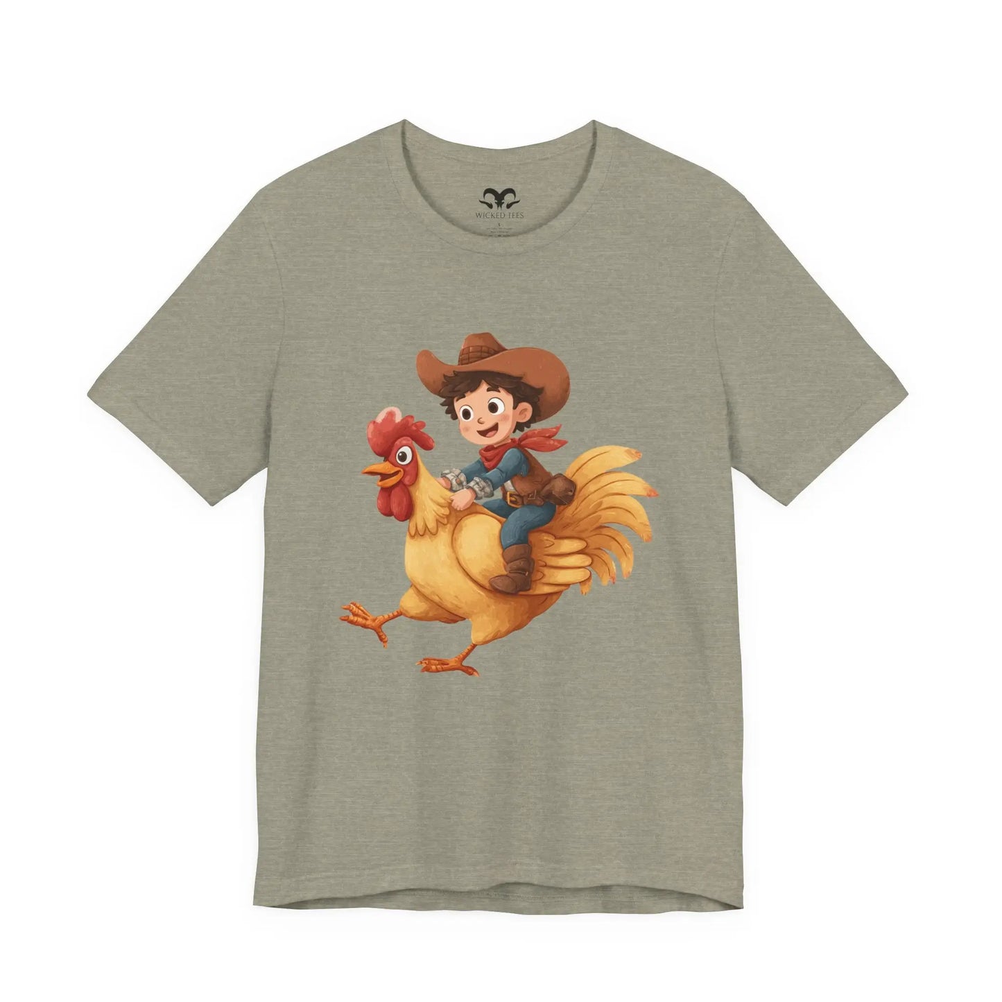 Chicken Rancher Men's Short Sleeve Tee - Wicked Tees