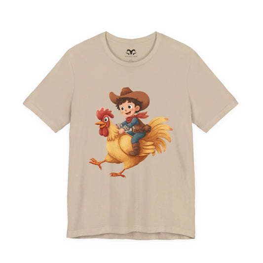 Chicken Rancher Men's Short Sleeve Tee - Wicked Tees
