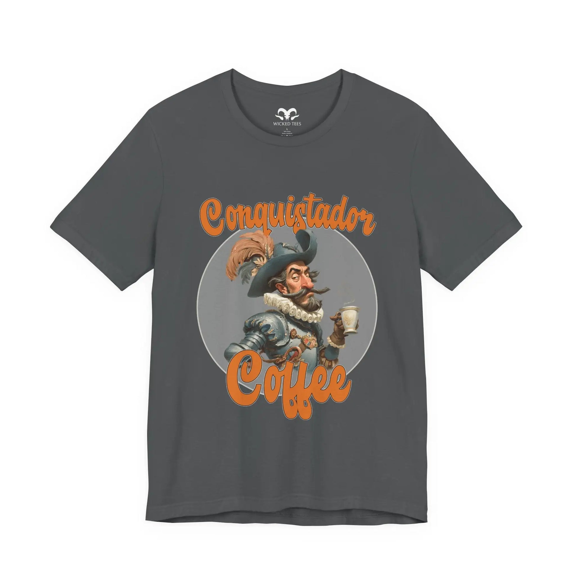 Conquistador Coffee Men's Tee - Wicked Tees