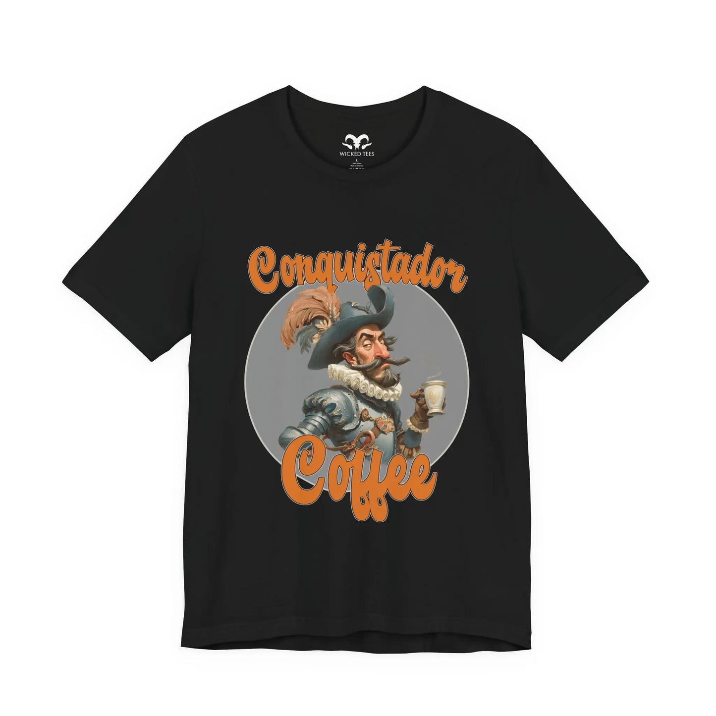Conquistador Coffee Men's Tee - Wicked Tees