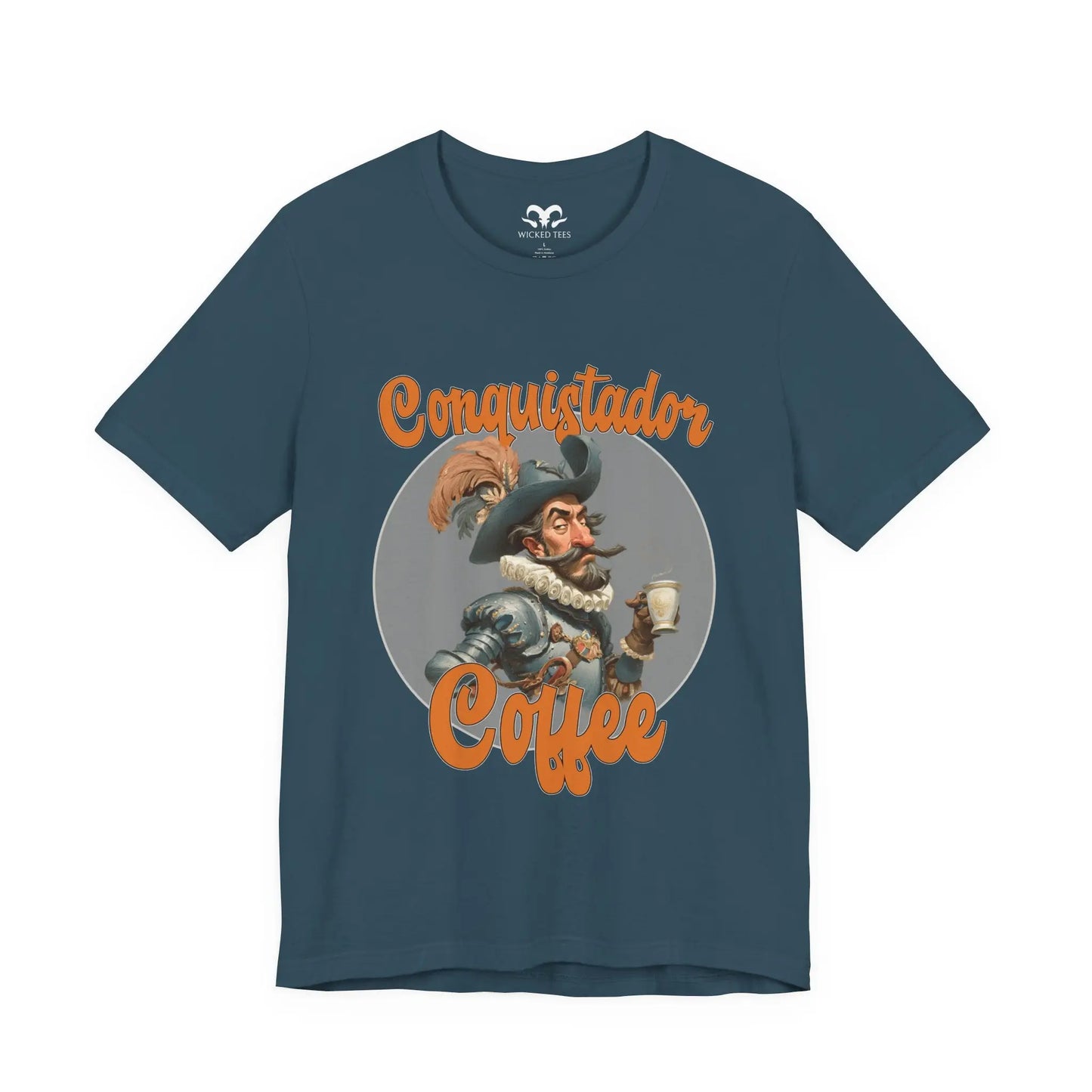 Conquistador Coffee Men's Tee - Wicked Tees